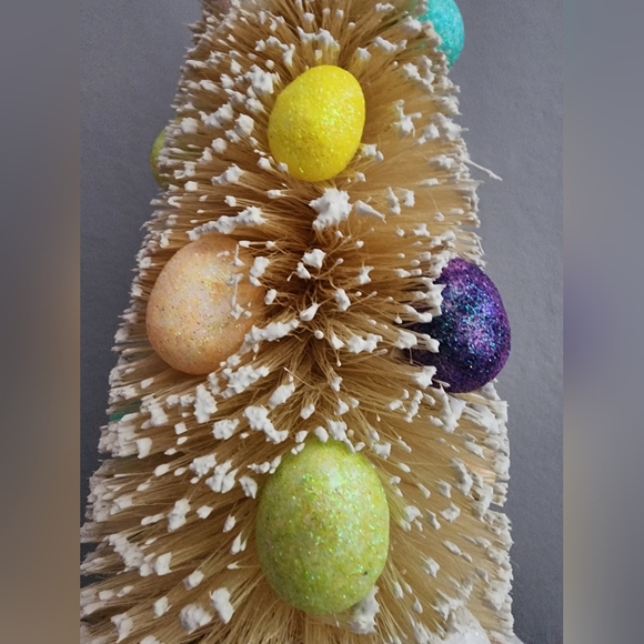 Easter Egg Bottle Brush Tree - Cotton Tail Lane - Picture 2 of 5